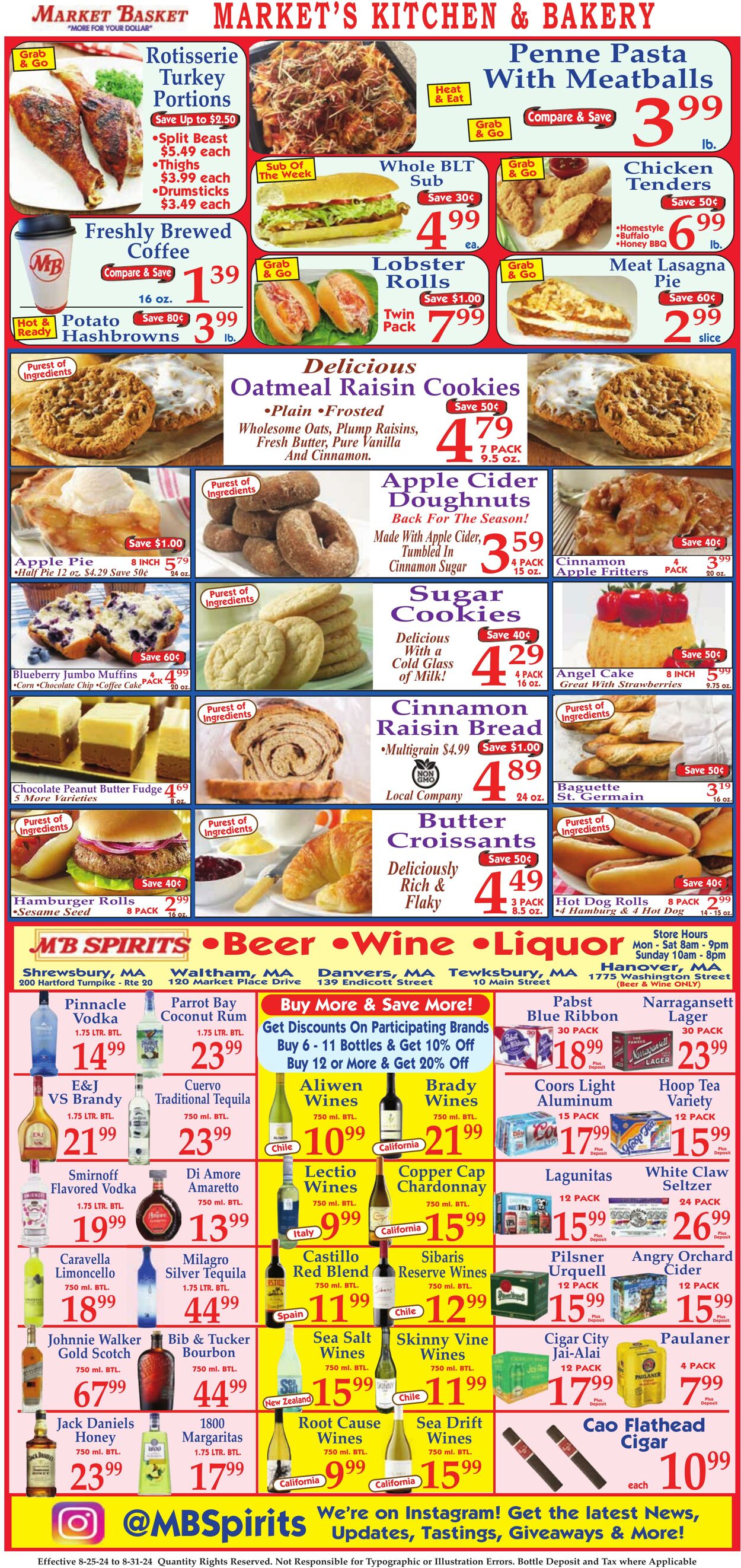 Weekly ad Market Basket 08/25/2024 - 08/31/2024