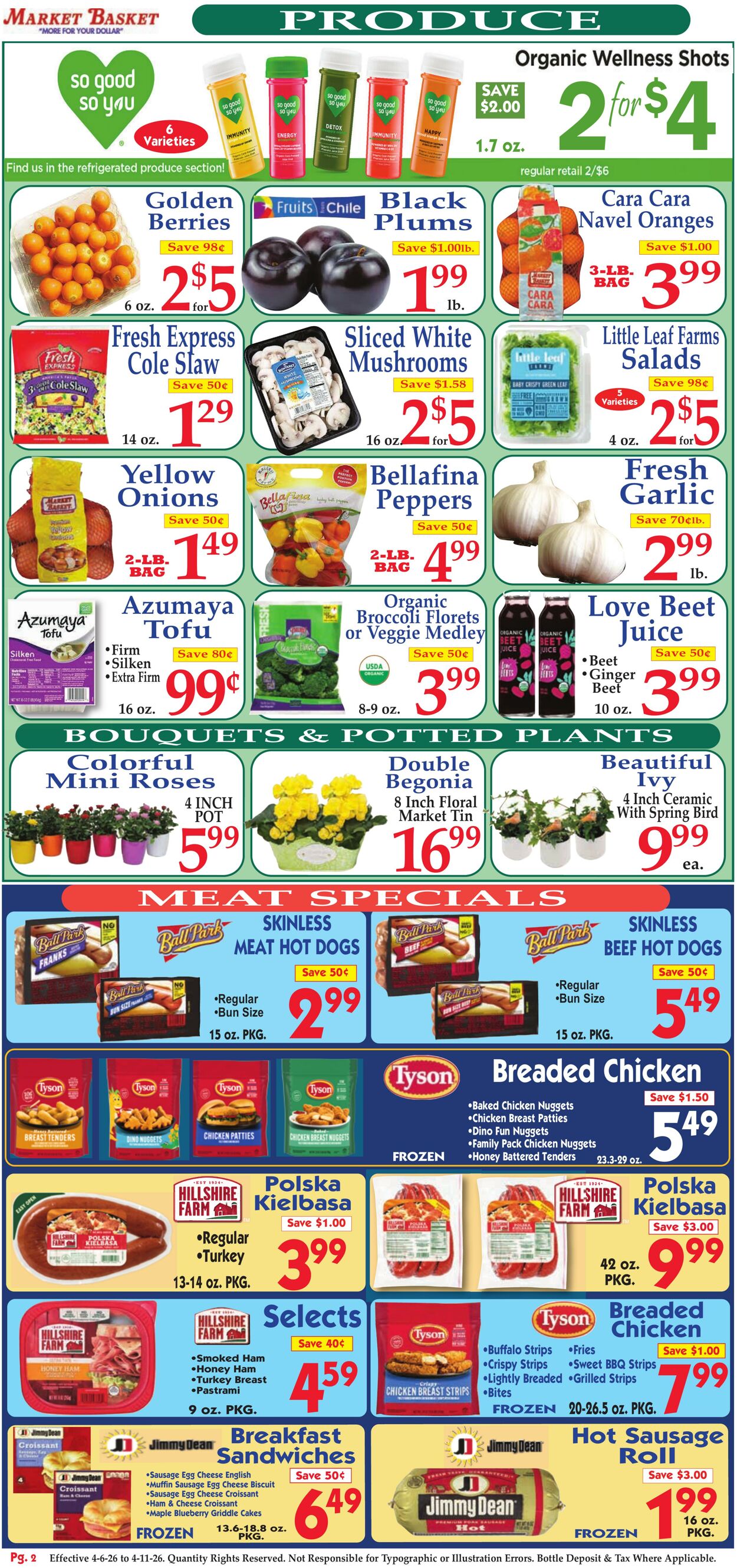 Weekly ad Market Basket 04/05/2026 - 04/11/2026