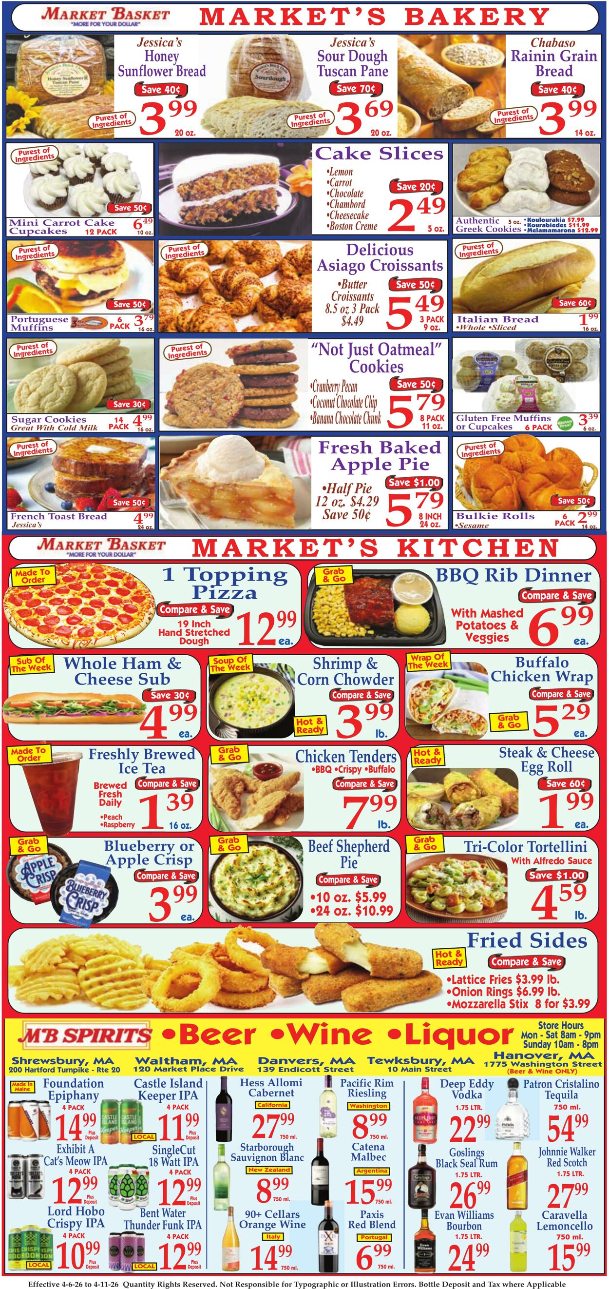 Weekly ad Market Basket 04/05/2026 - 04/11/2026