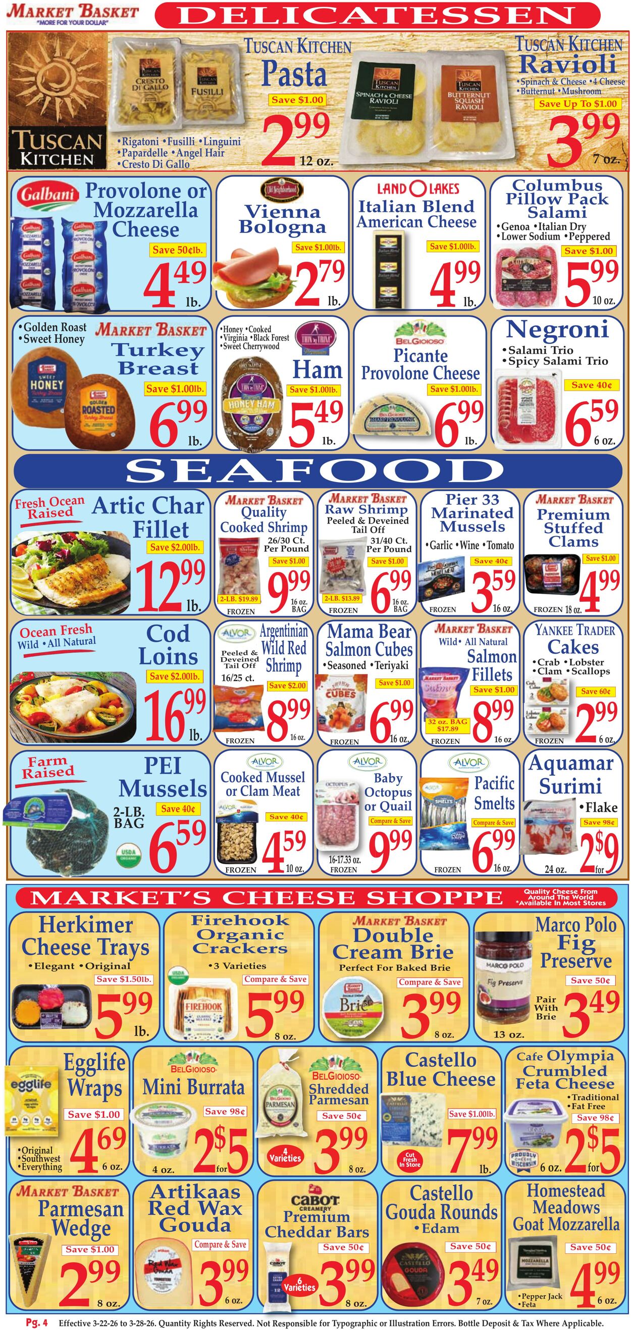 Weekly ad Market Basket 03/22/2026 - 03/28/2026