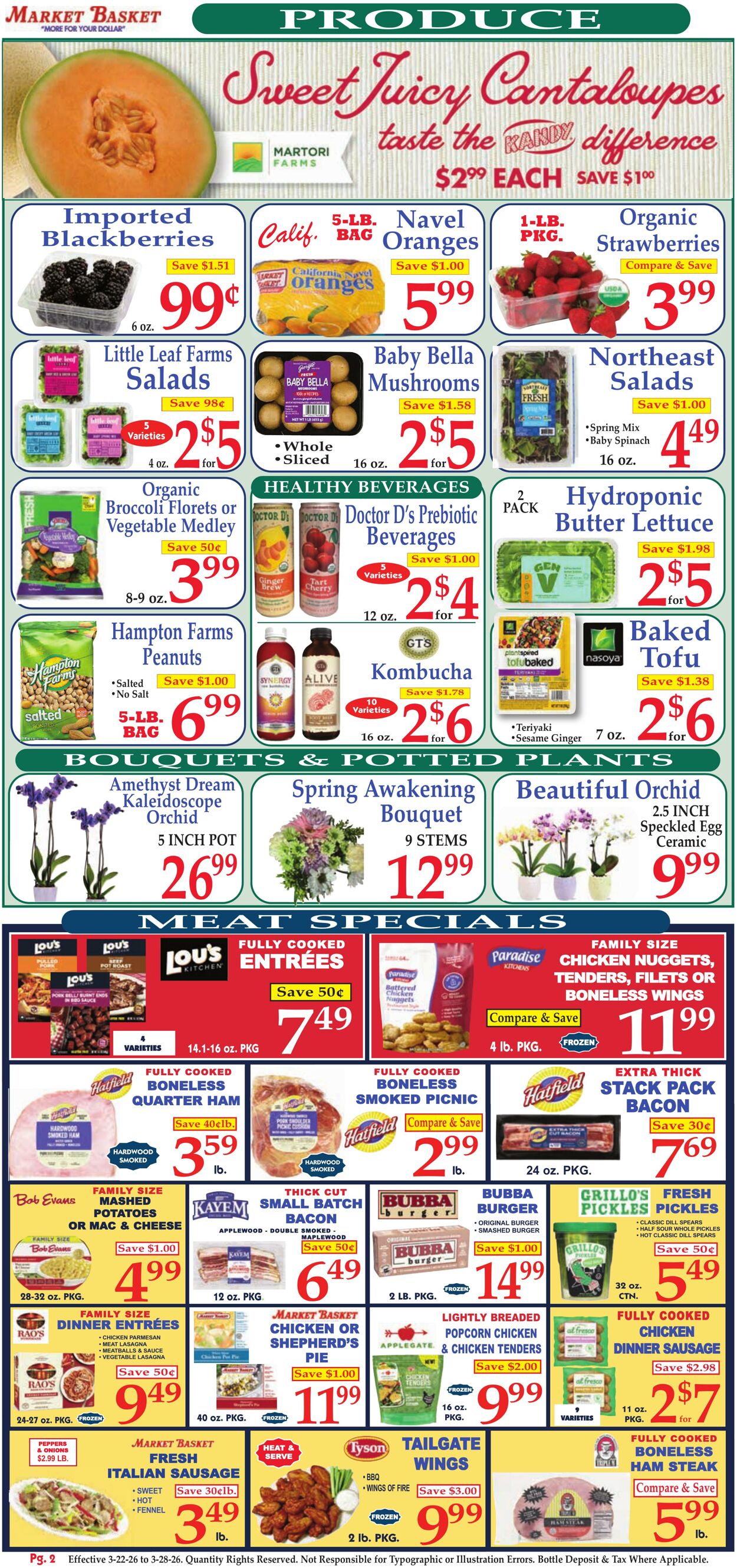 Weekly ad Market Basket 03/22/2026 - 03/28/2026