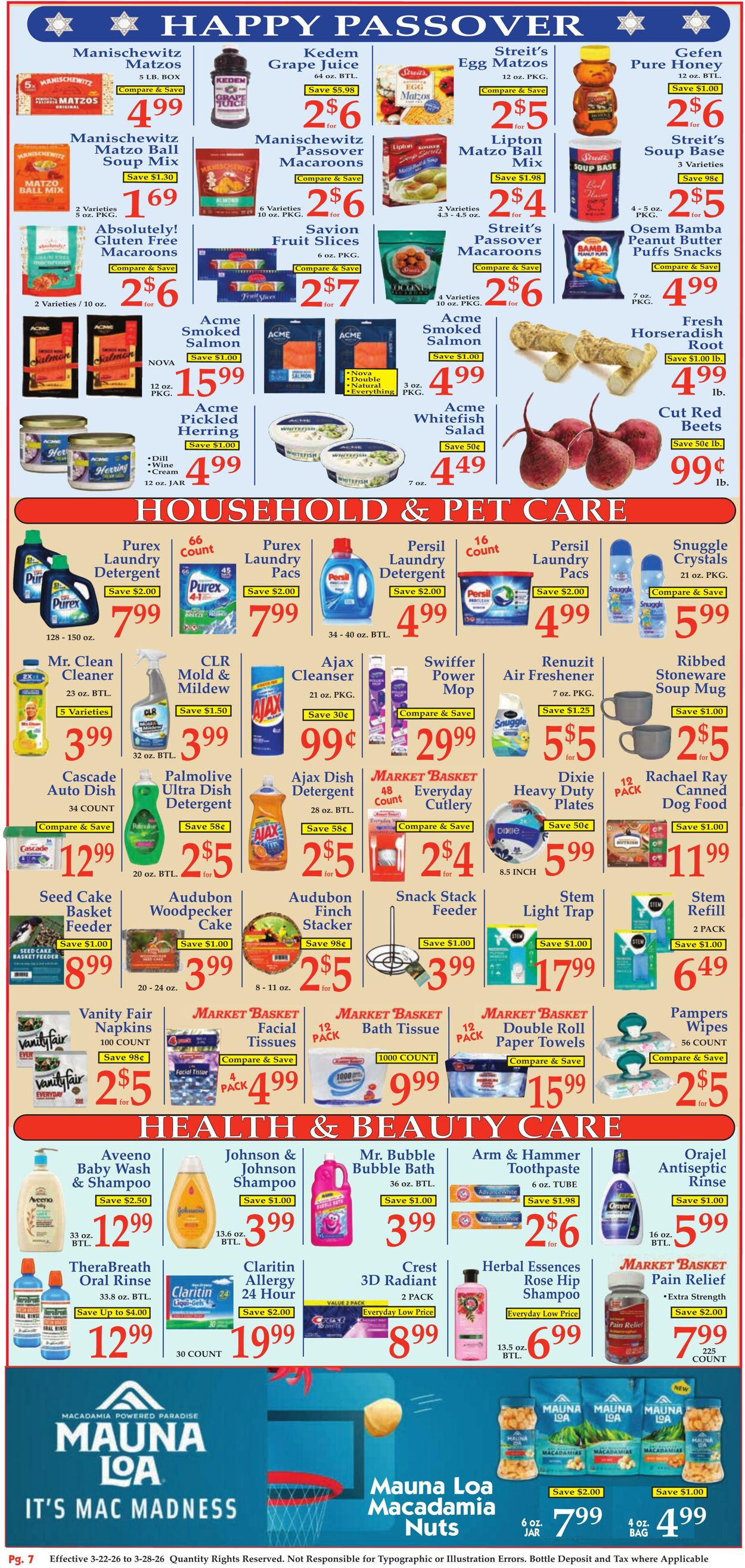 Weekly ad Market Basket 03/22/2026 - 03/28/2026