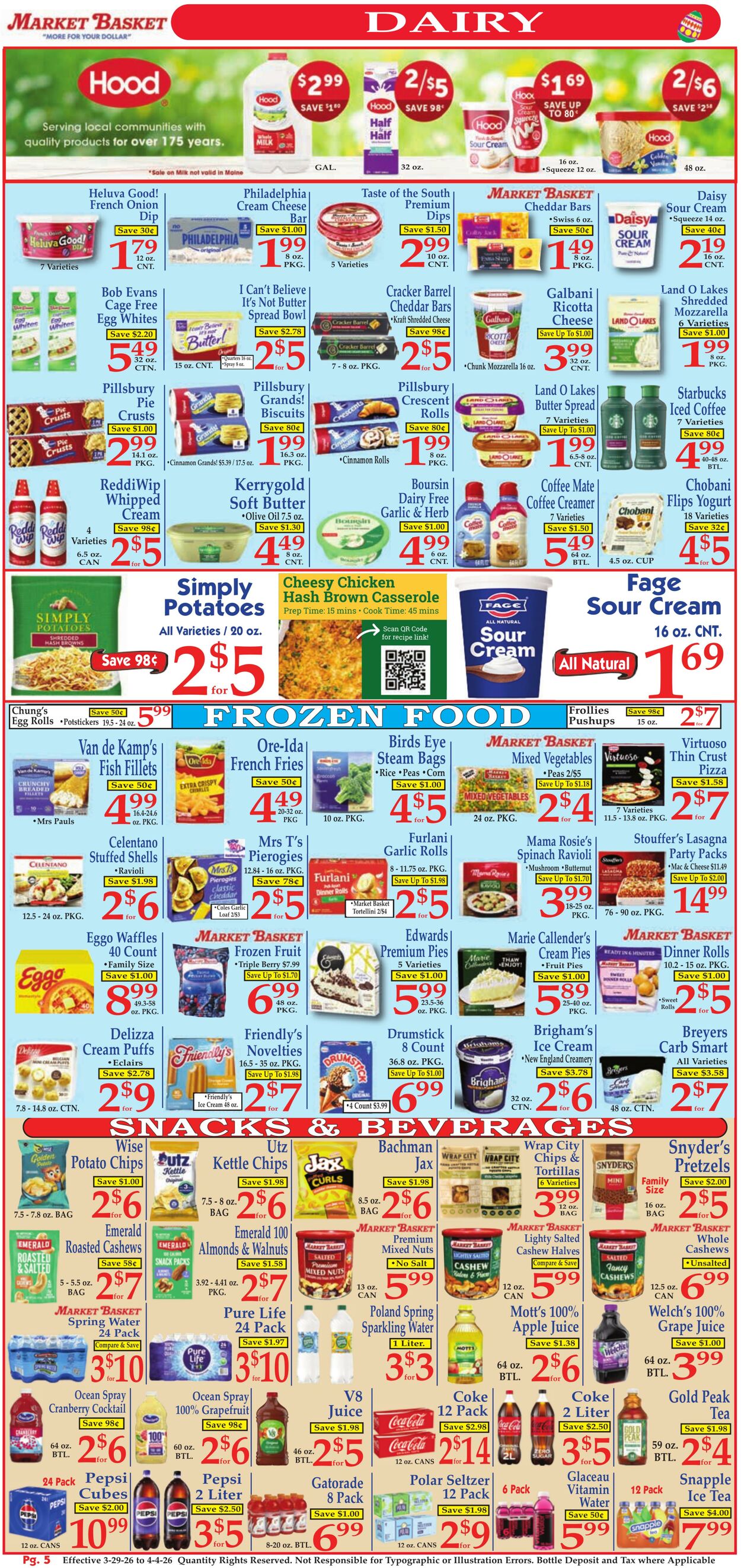 Weekly ad Market Basket 03/29/2026 - 04/04/2026