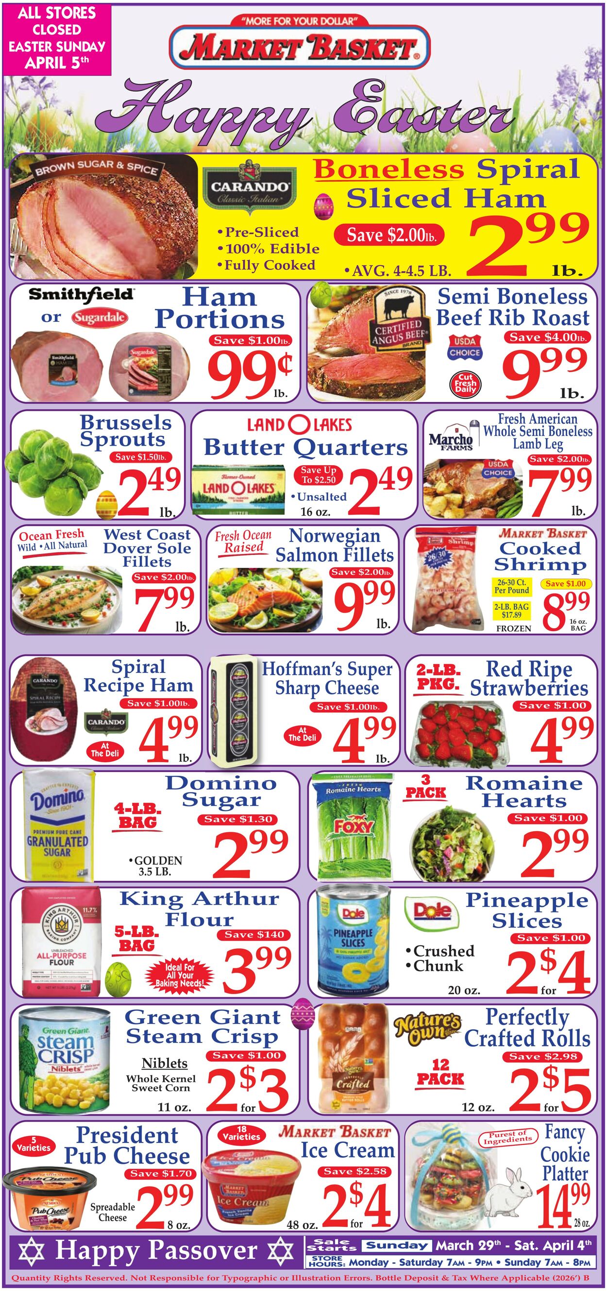 Weekly ad Market Basket 03/29/2026 - 04/04/2026