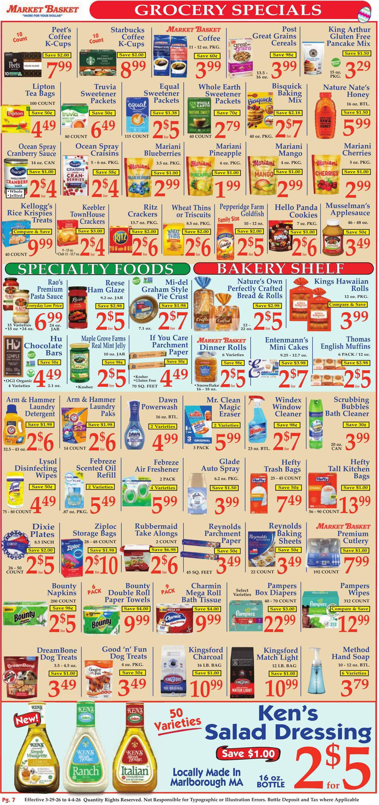 Weekly ad Market Basket 03/29/2026 - 04/04/2026