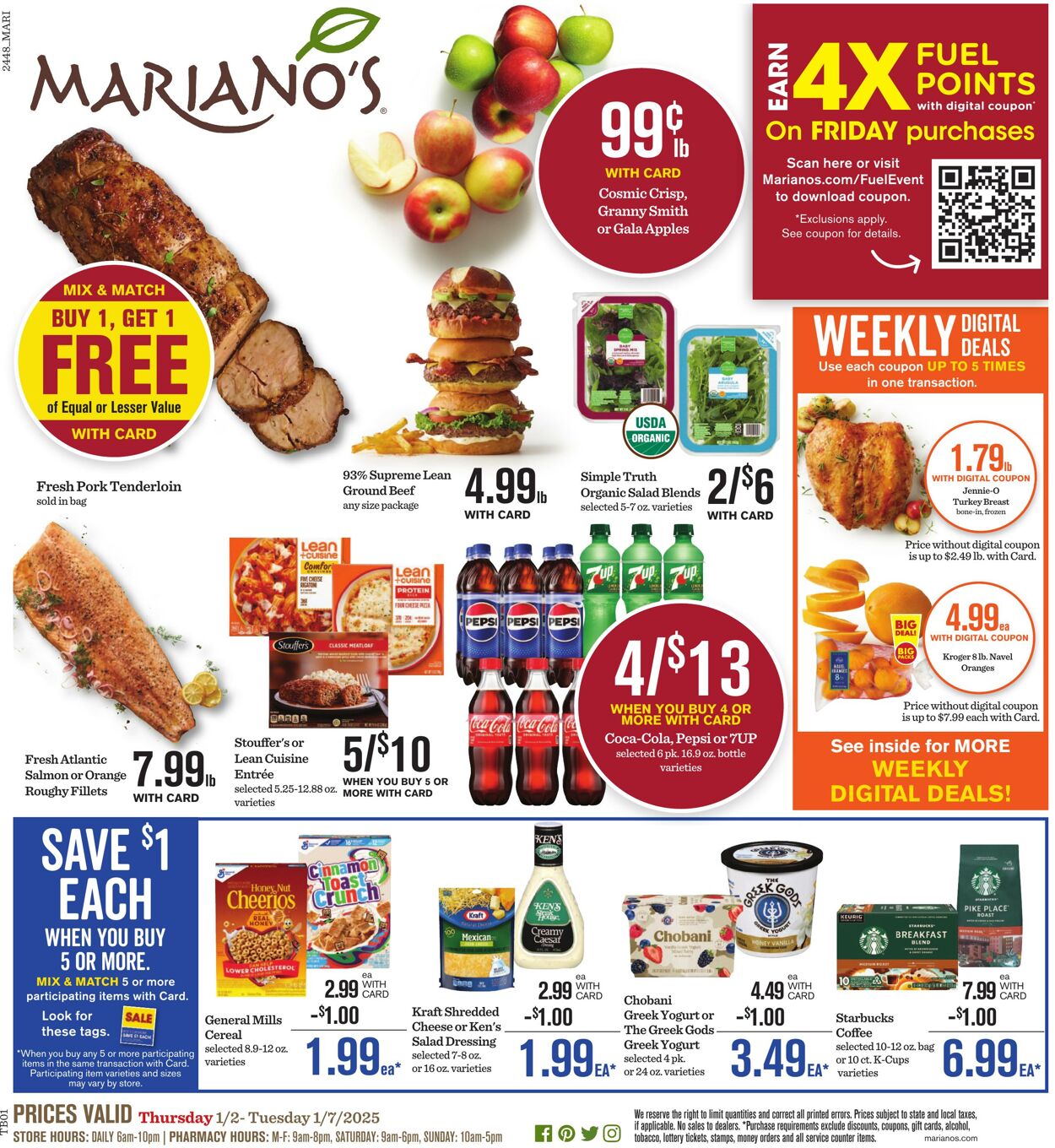 Weekly ad Mariano's 01/02/2025 - 01/07/2025