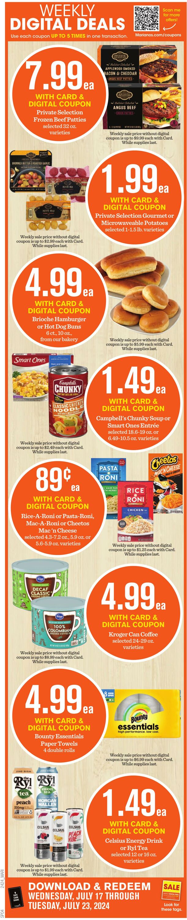 Weekly ad Mariano's 07/17/2024 - 07/23/2024