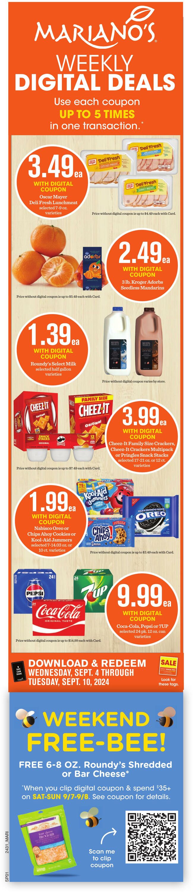 Weekly ad Mariano's 09/04/2024 - 09/10/2024