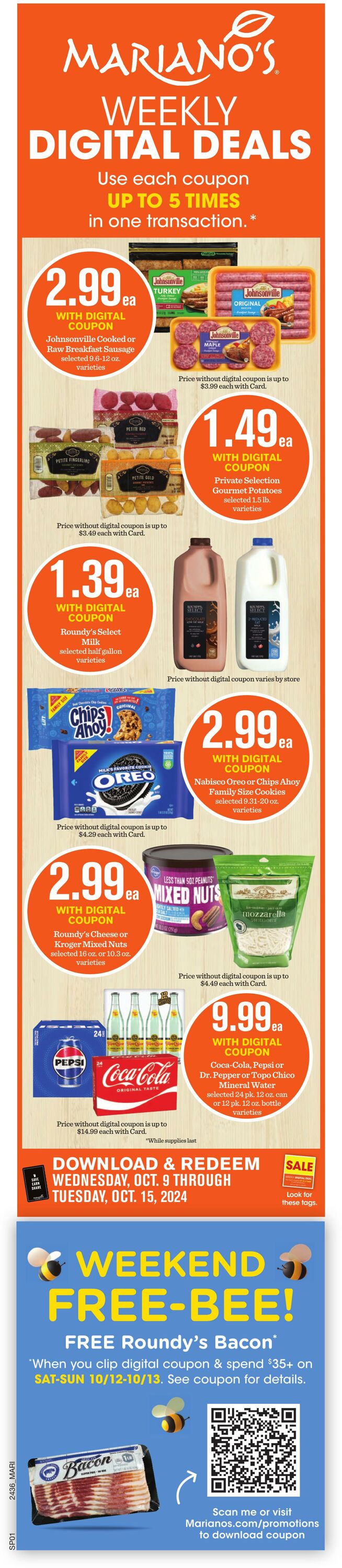 Weekly ad Mariano's 10/09/2024 - 10/15/2024