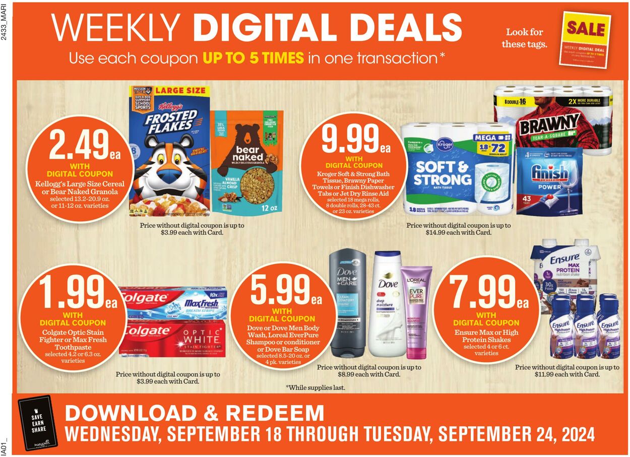 Weekly ad Mariano's 09/18/2024 - 09/24/2024