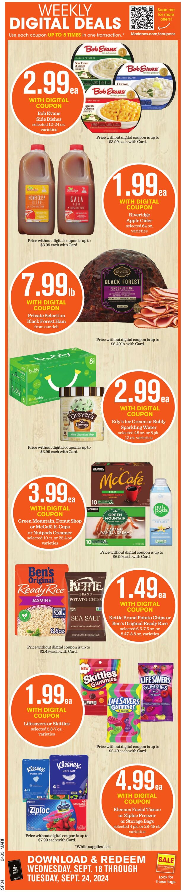 Weekly ad Mariano's 09/18/2024 - 09/24/2024