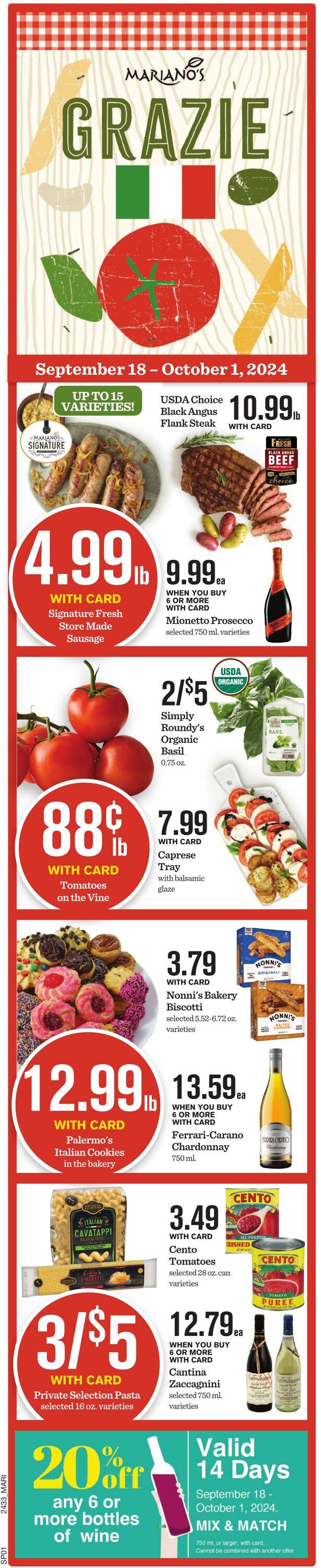 Weekly ad Mariano's 09/18/2024 - 09/24/2024