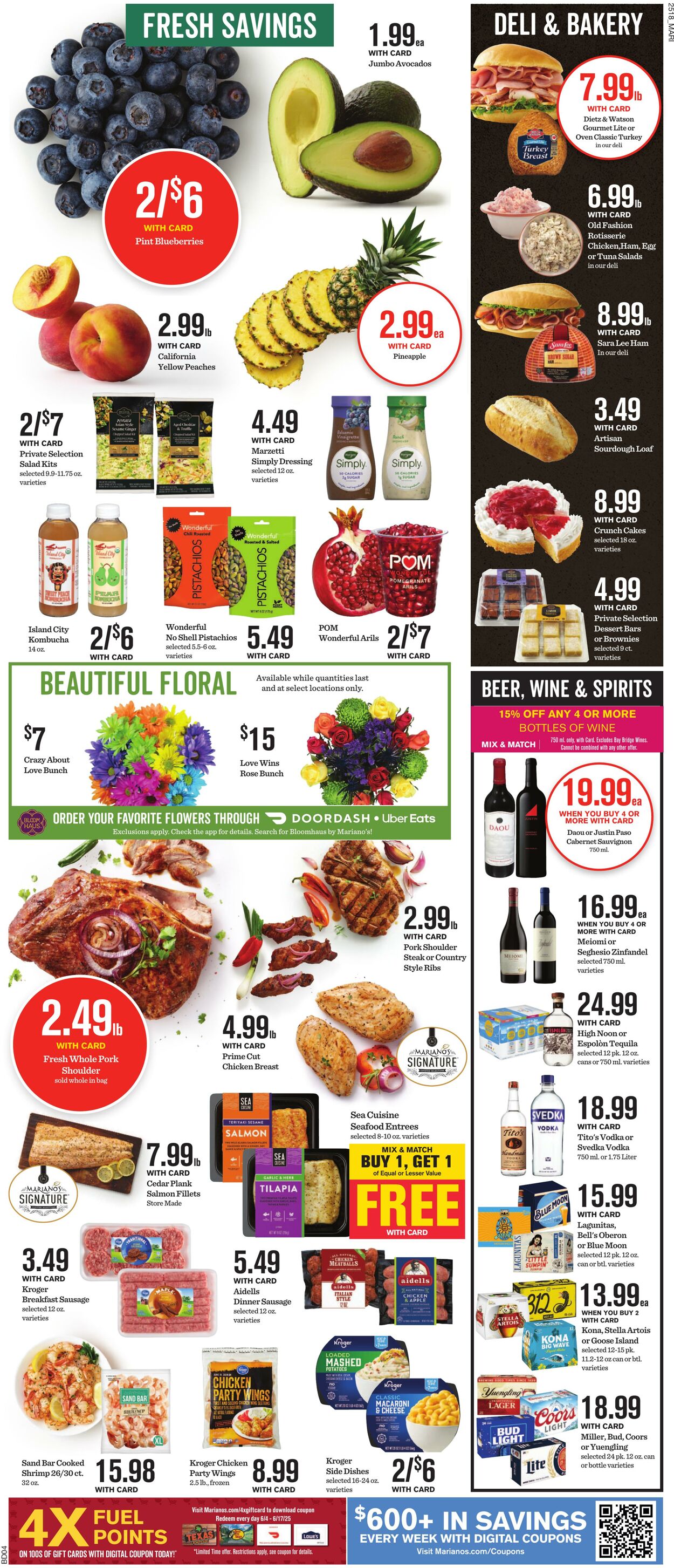 Weekly ad Mariano's 06/04/2025 - 06/10/2025