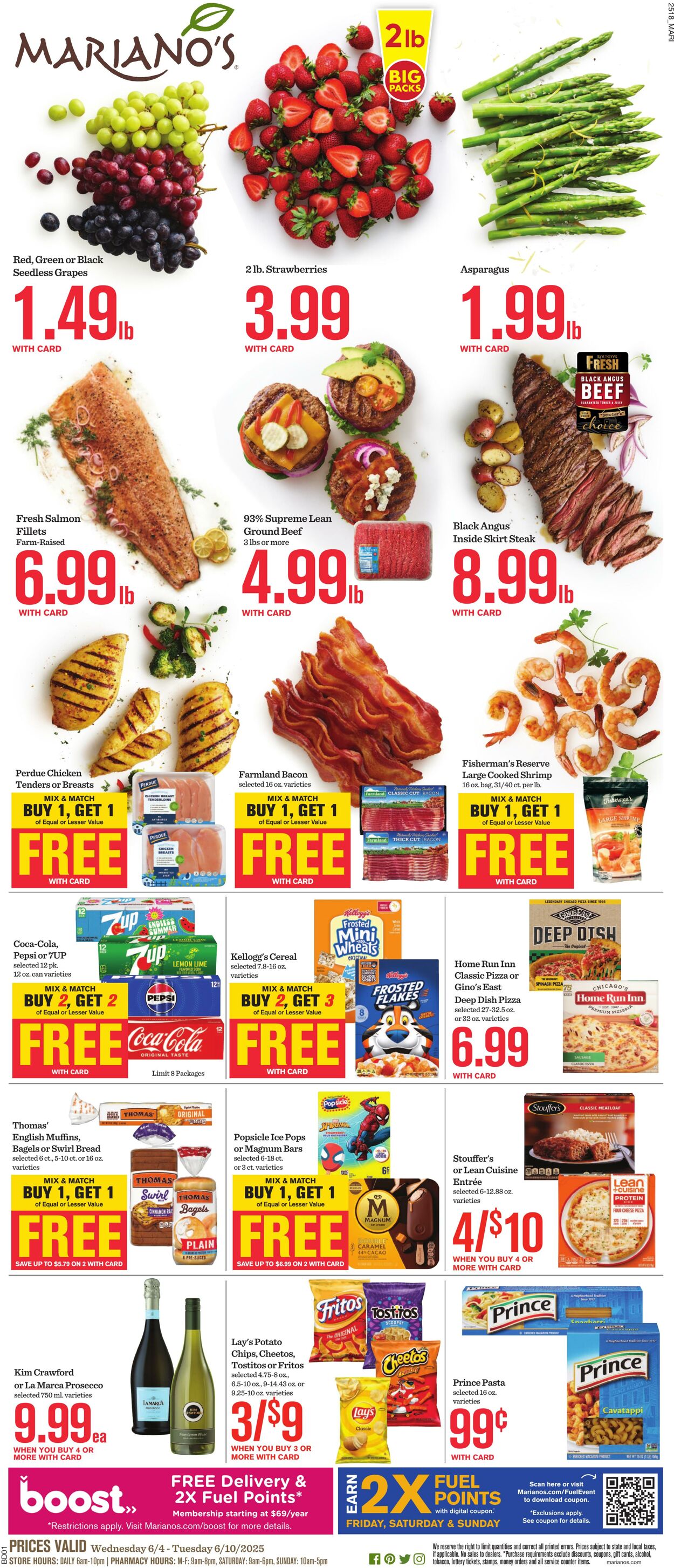 Weekly ad Mariano's 06/04/2025 - 06/10/2025