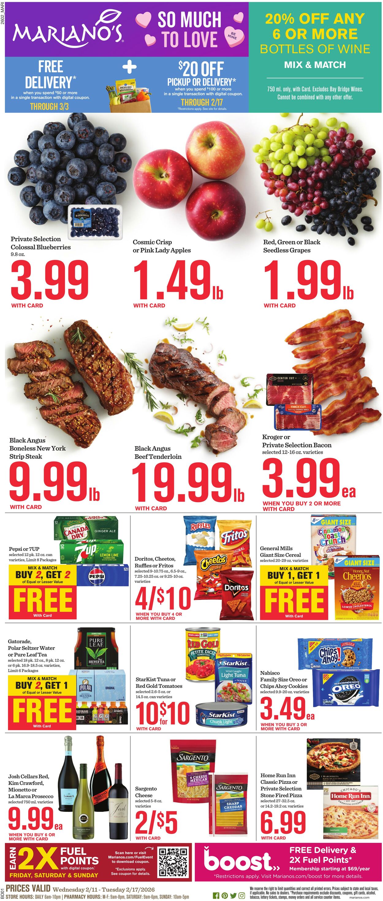 Weekly ad Mariano's 02/11/2026 - 02/17/2026