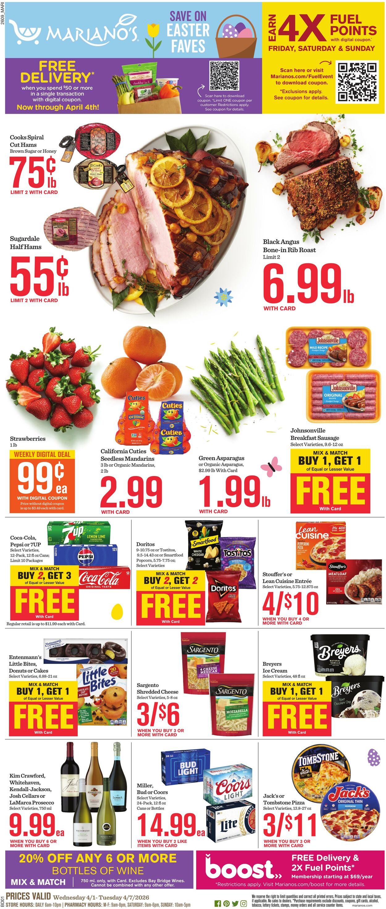 Weekly ad Mariano's 04/01/2026 - 04/07/2026