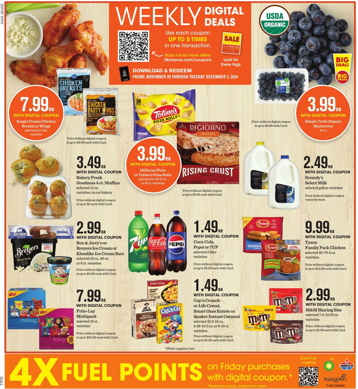 Weekly ad Mariano's 11/29/2024 - 12/03/2024