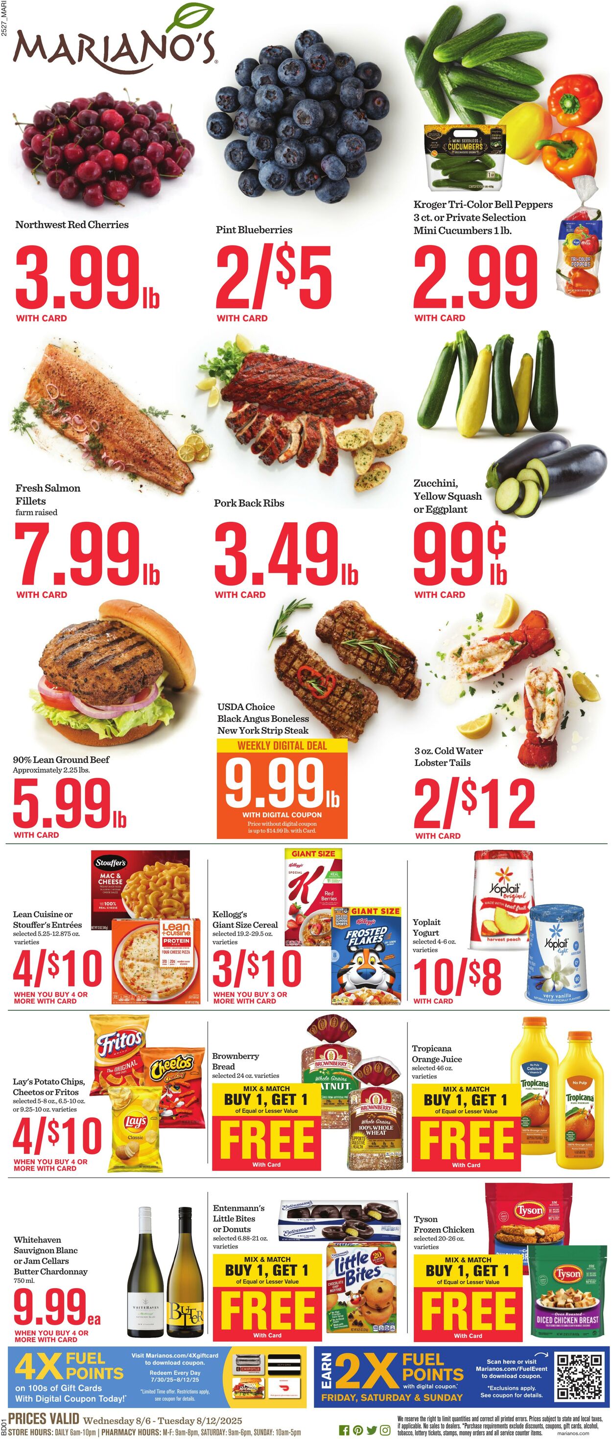 Weekly ad Mariano's 08/06/2025 - 08/12/2025