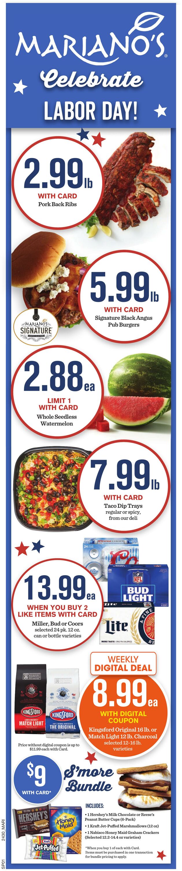 Weekly ad Mariano's 08/28/2024 - 09/03/2024