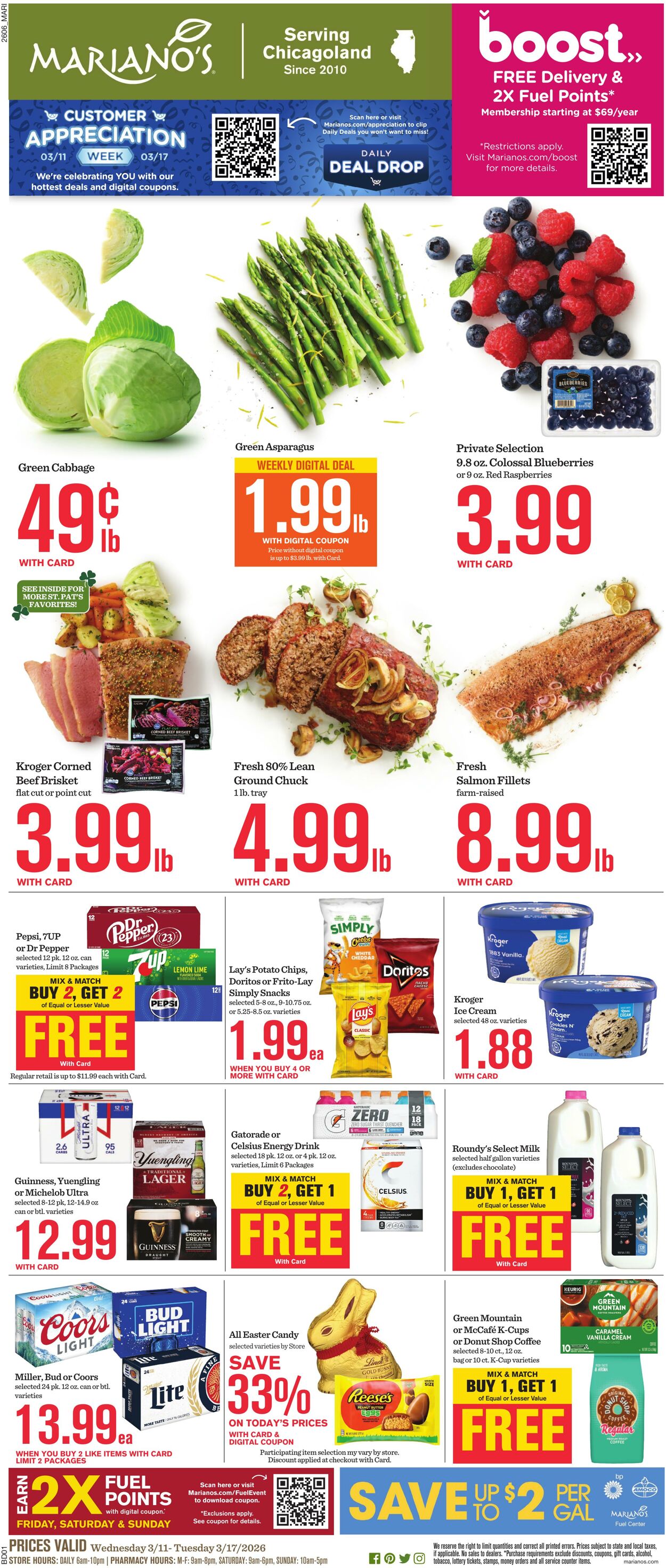 Weekly ad Mariano's 03/11/2026 - 03/17/2026