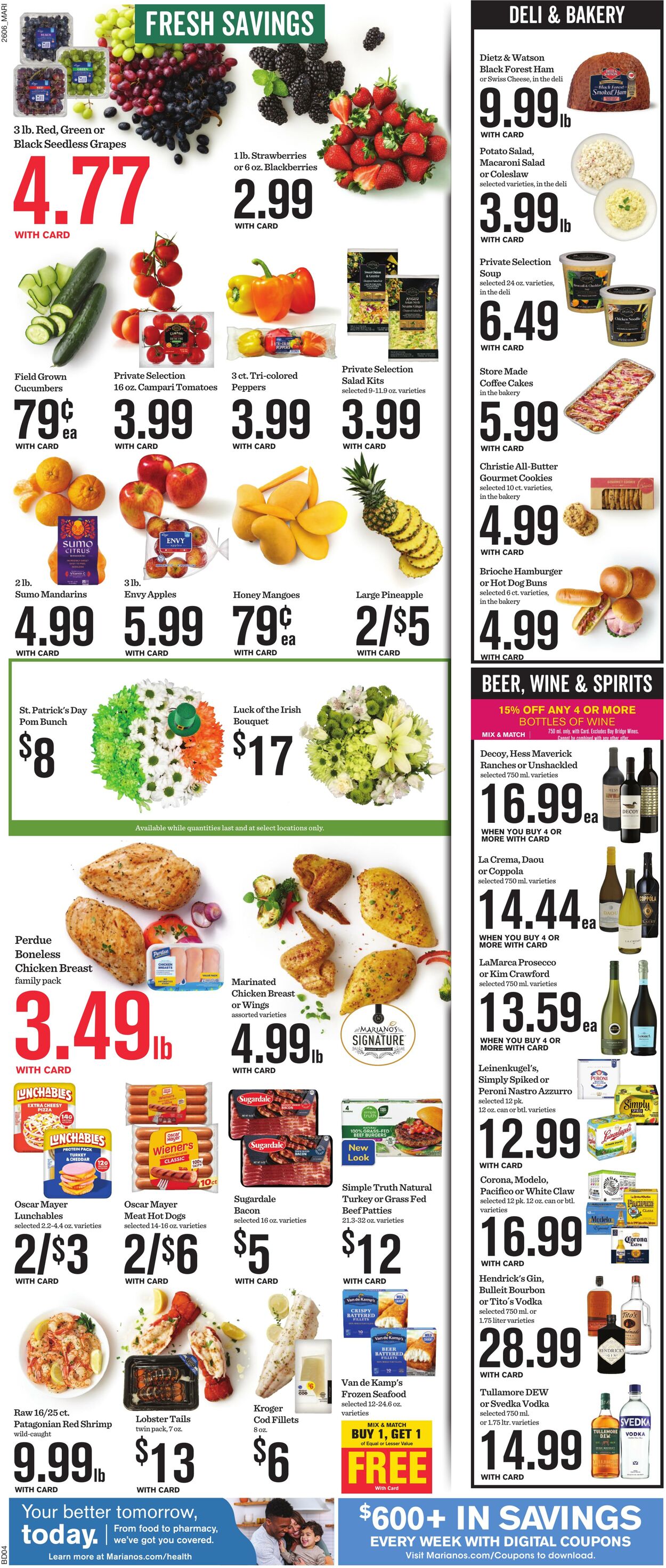 Weekly ad Mariano's 03/11/2026 - 03/17/2026