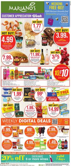 Weekly ad Mariano's 09/21/2022 - 09/27/2022