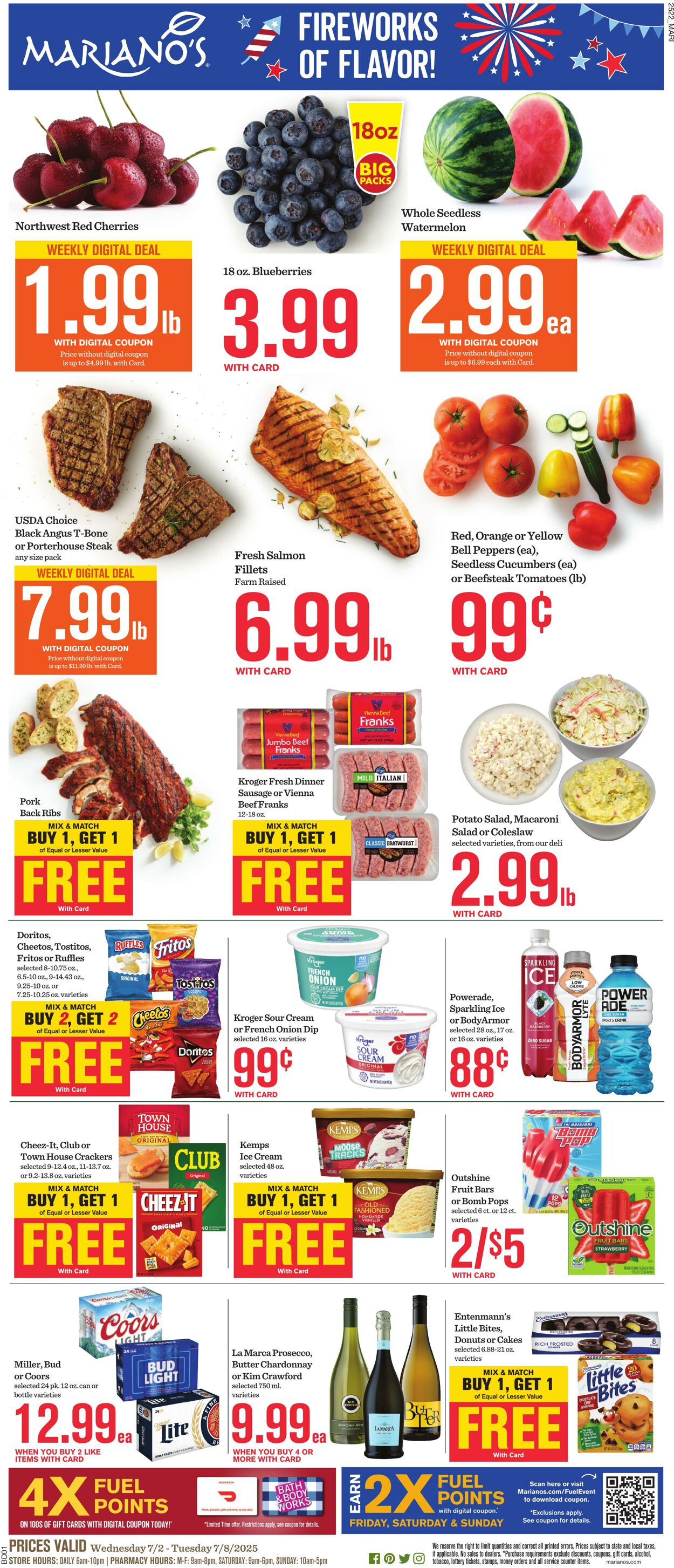 Weekly ad Mariano's 07/02/2025 - 07/08/2025