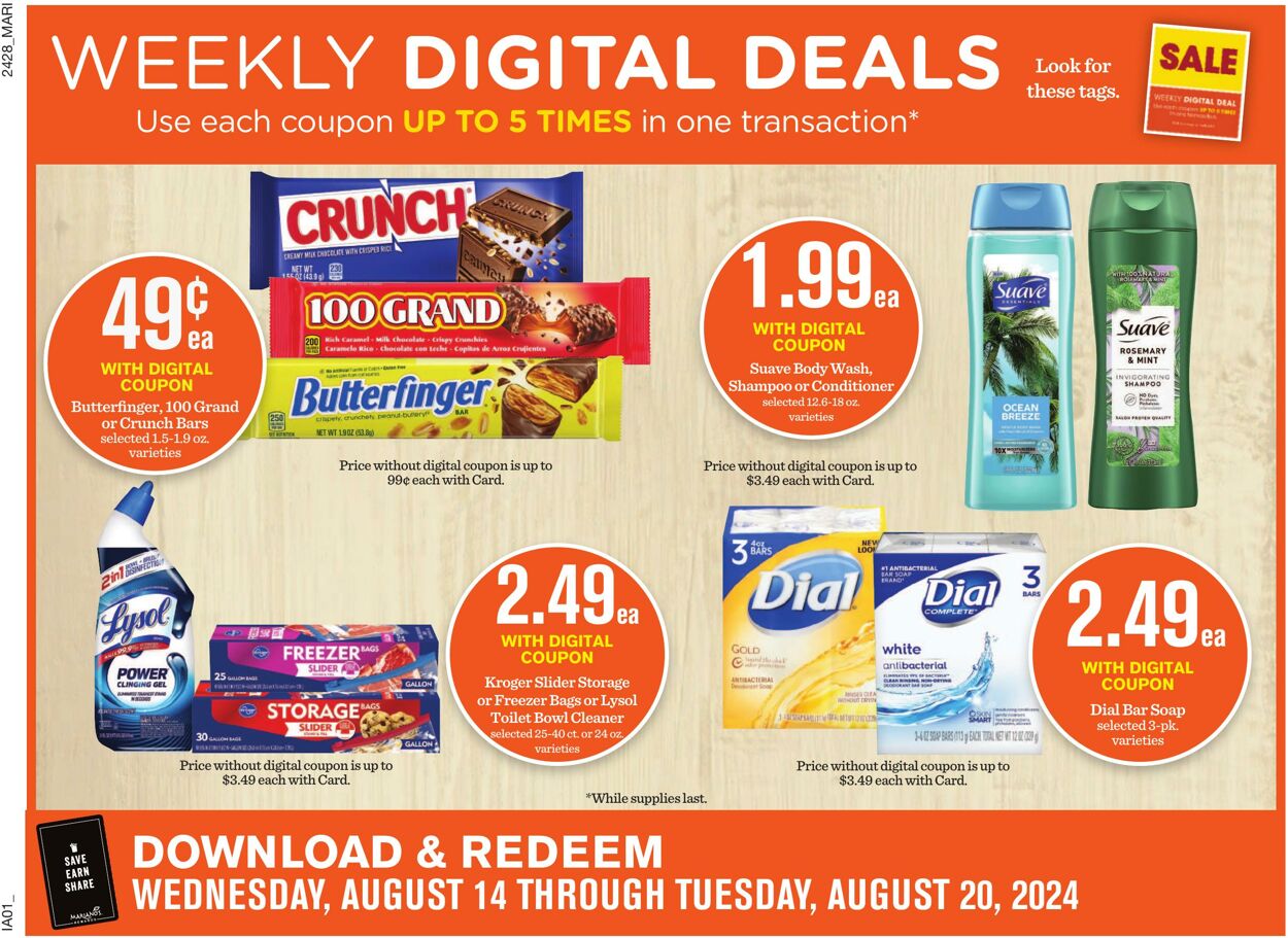 Weekly ad Mariano's 08/14/2024 - 08/20/2024