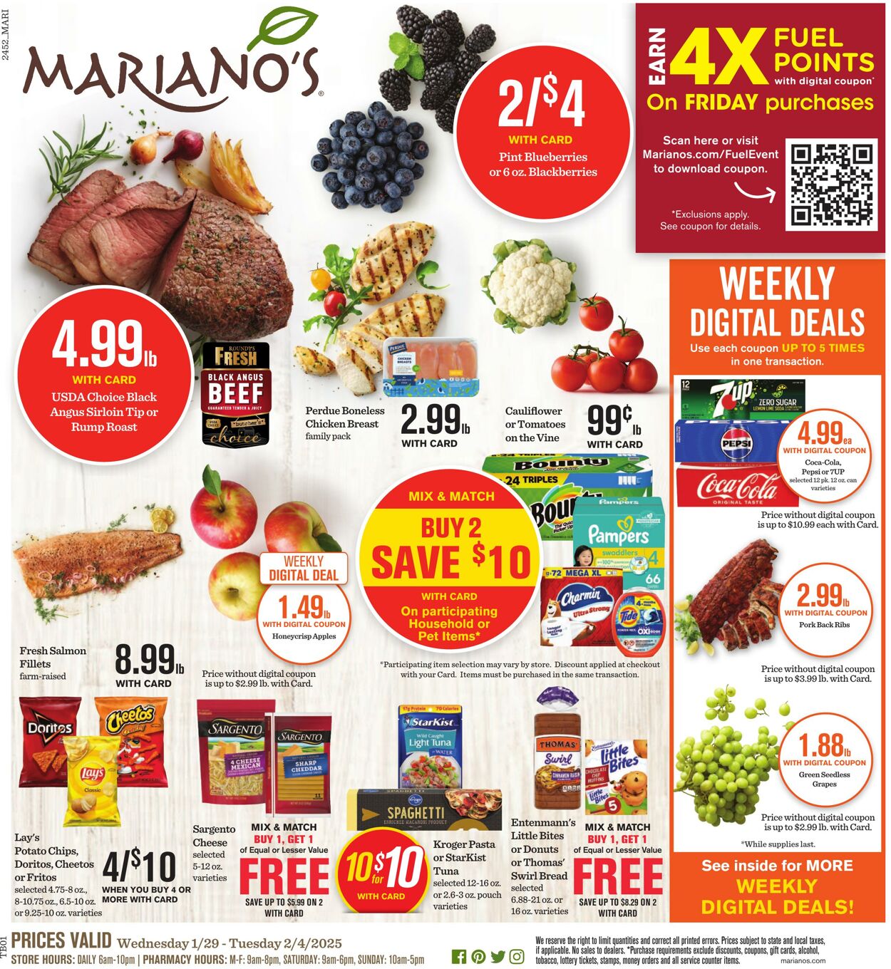 Weekly ad Mariano's 01/29/2025 - 02/04/2025