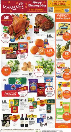 Weekly ad Mariano's 11/20/2024 - 11/28/2024