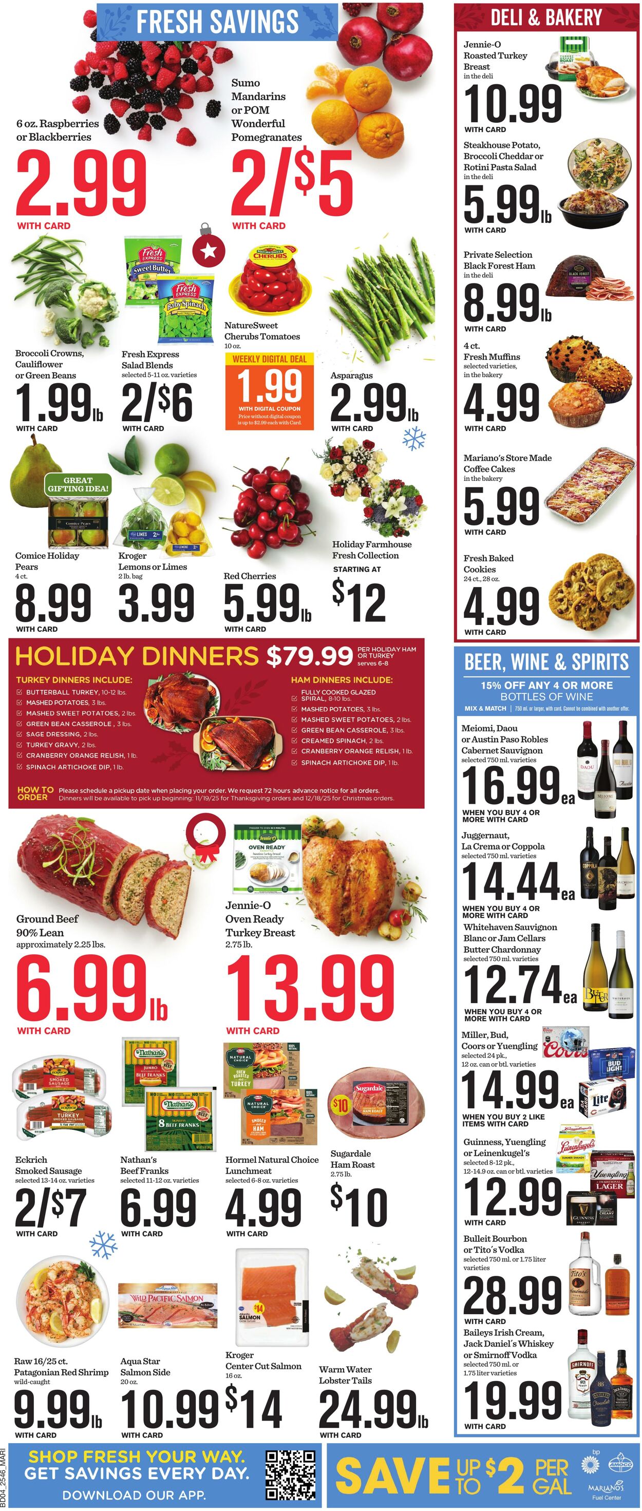 Weekly ad Mariano's 12/17/2025 - 12/25/2025