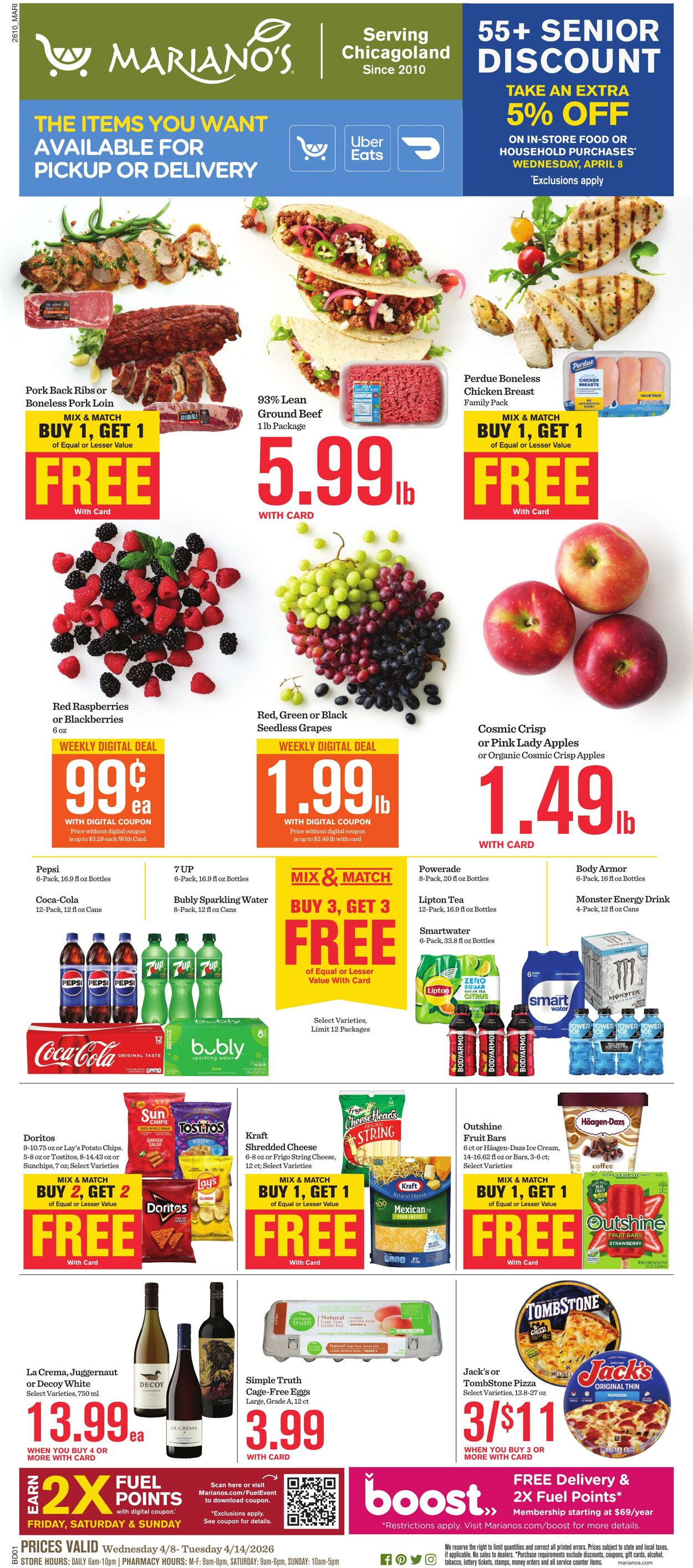 Weekly ad Mariano's 04/08/2026 - 04/14/2026