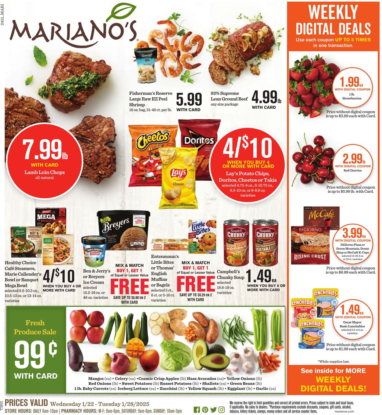 Weekly ad Mariano's 01/22/2025 - 01/28/2025