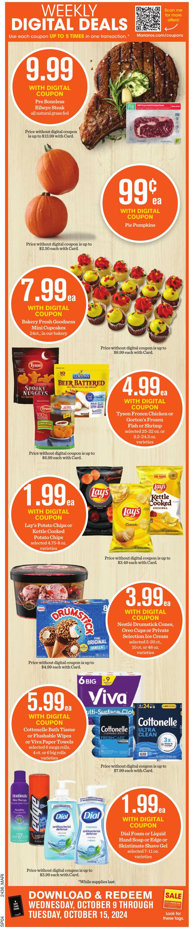 Weekly ad Mariano's 10/09/2024 - 10/15/2024