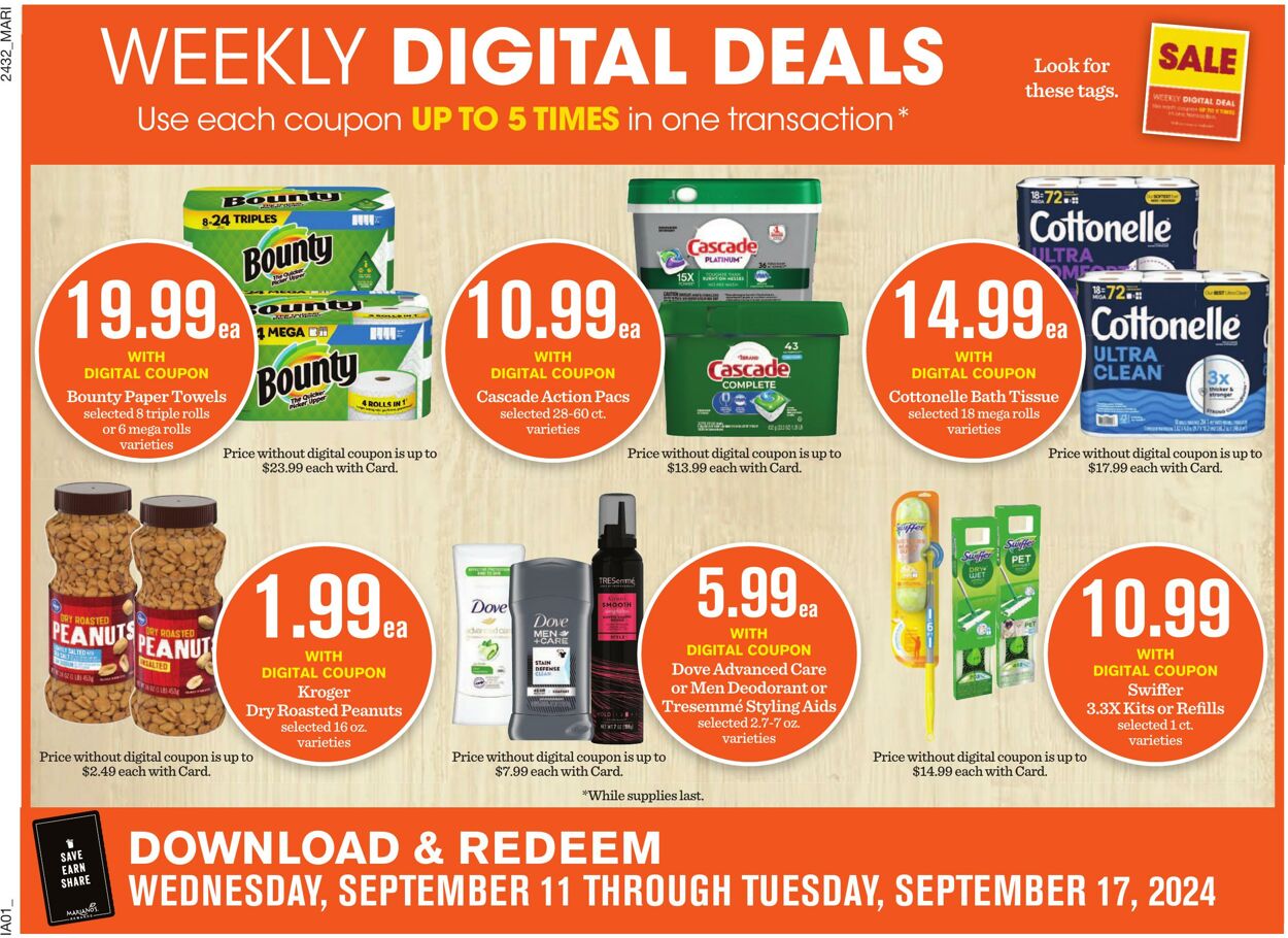 Weekly ad Mariano's 09/11/2024 - 09/17/2024