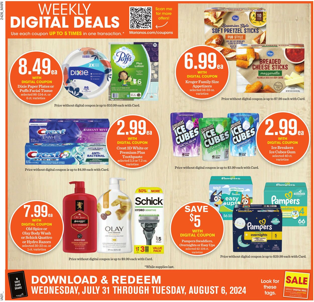 Weekly ad Mariano's 07/31/2024 - 08/06/2024