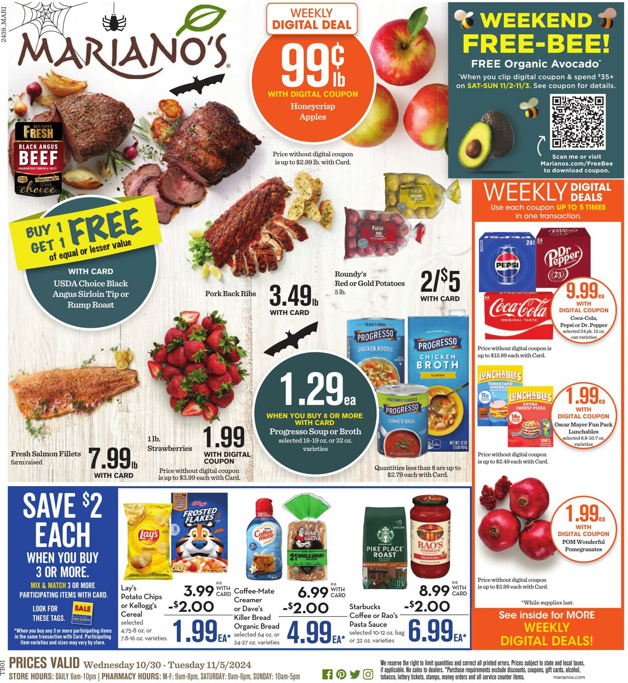 Weekly ad Mariano's 10/30/2024 - 11/05/2024