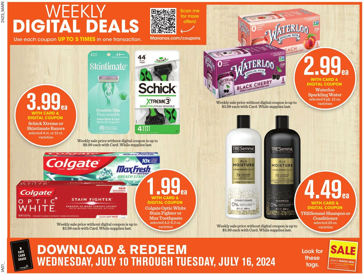 Weekly ad Mariano's 07/10/2024 - 07/16/2024