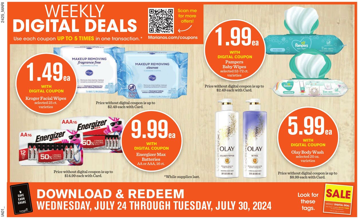 Weekly ad Mariano's 07/24/2024 - 07/30/2024