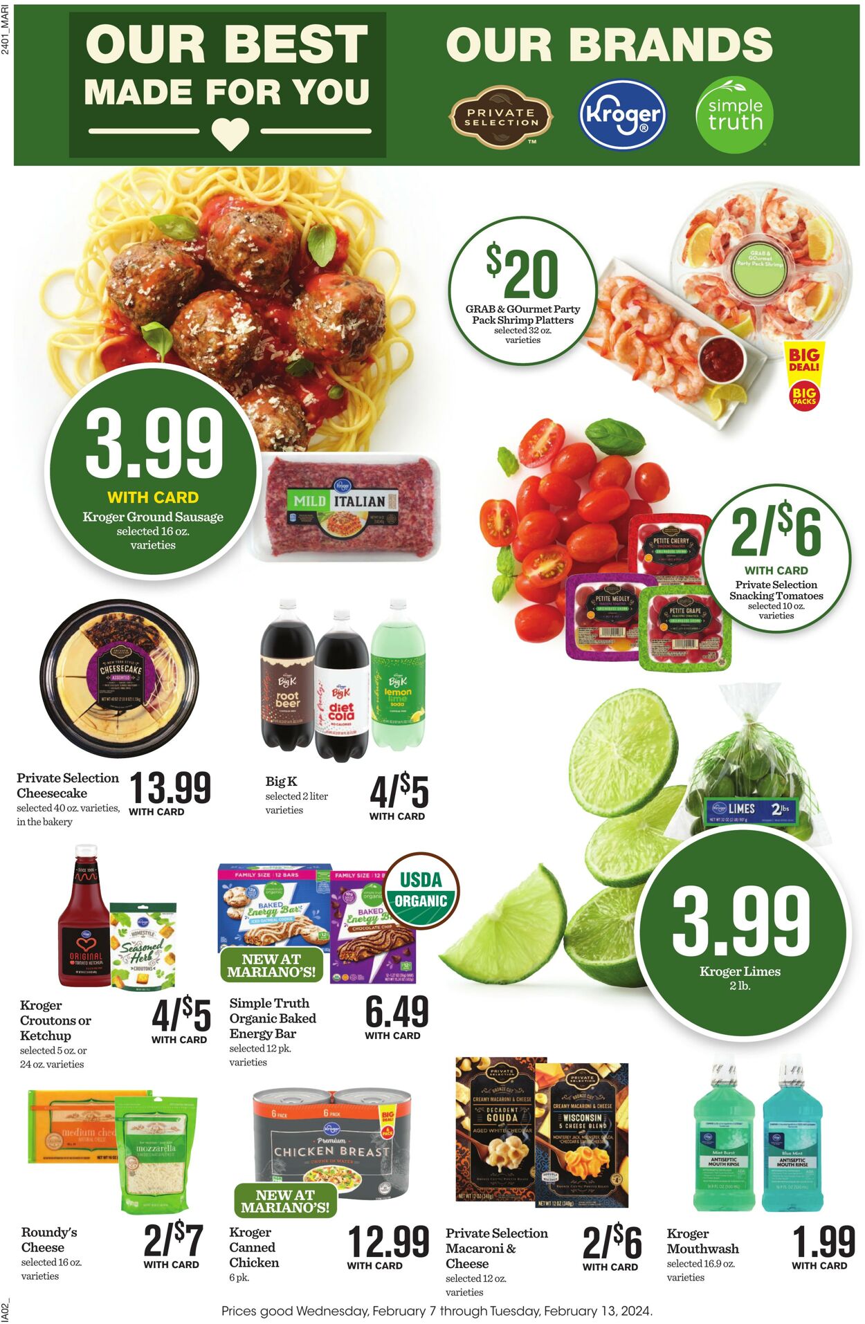 Weekly ad Mariano's 02/07/2024 - 02/13/2024