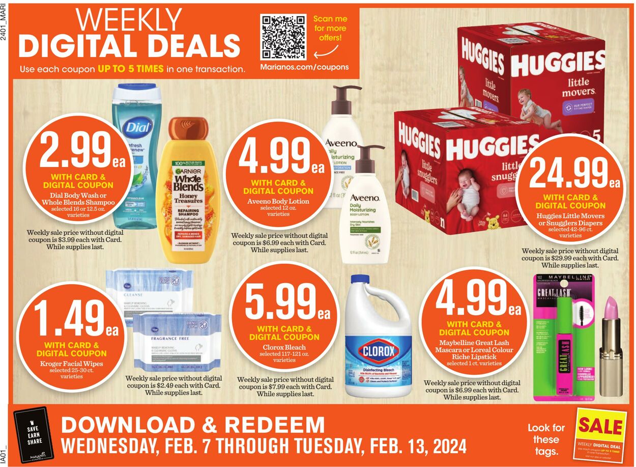 Weekly ad Mariano's 02/07/2024 - 02/13/2024