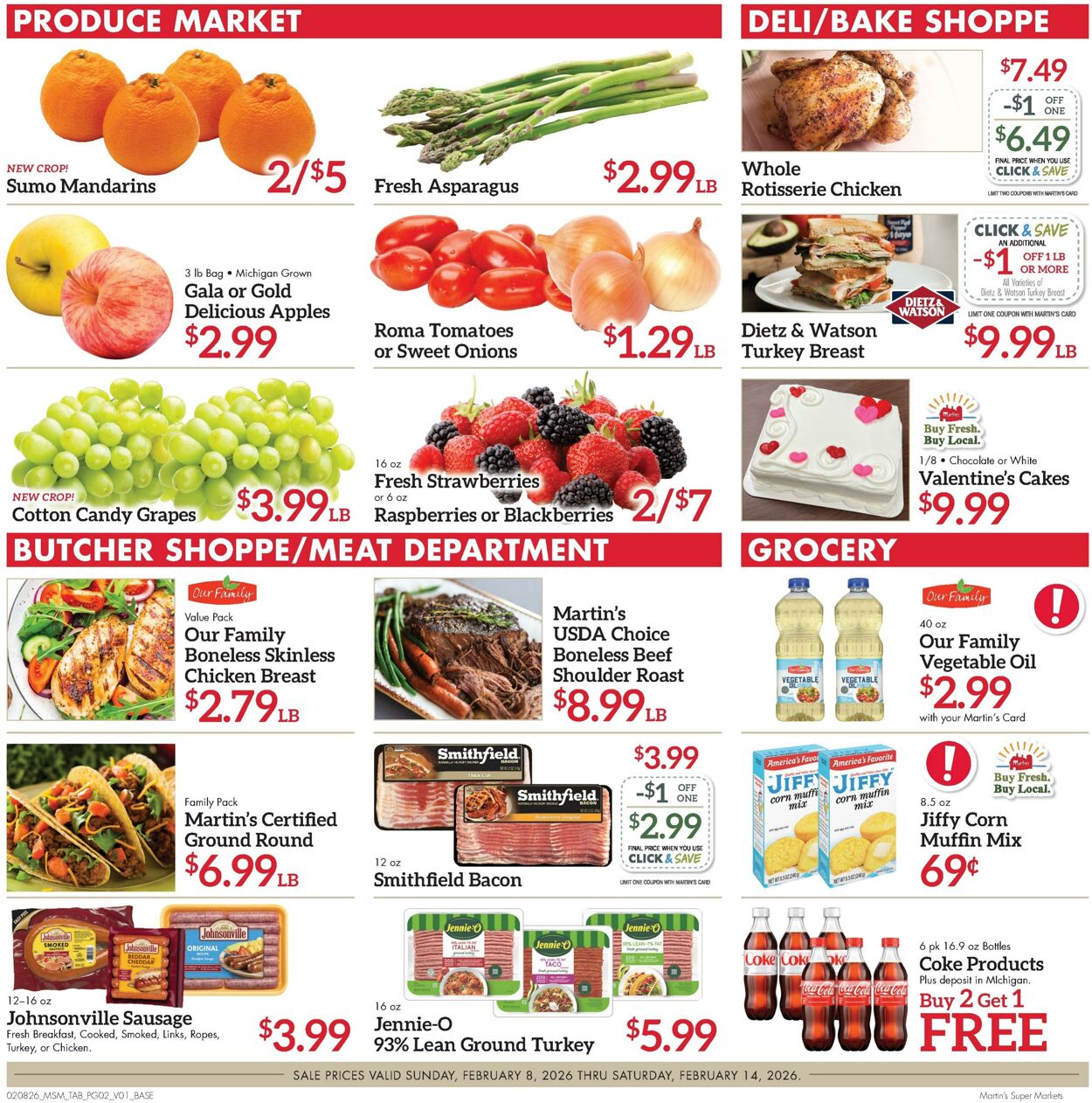 Weekly ad Martin's Supermarkets 02/08/2026 - 02/14/2026