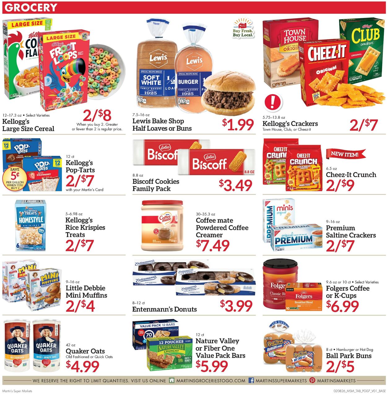 Weekly ad Martin's Supermarkets 02/08/2026 - 02/14/2026