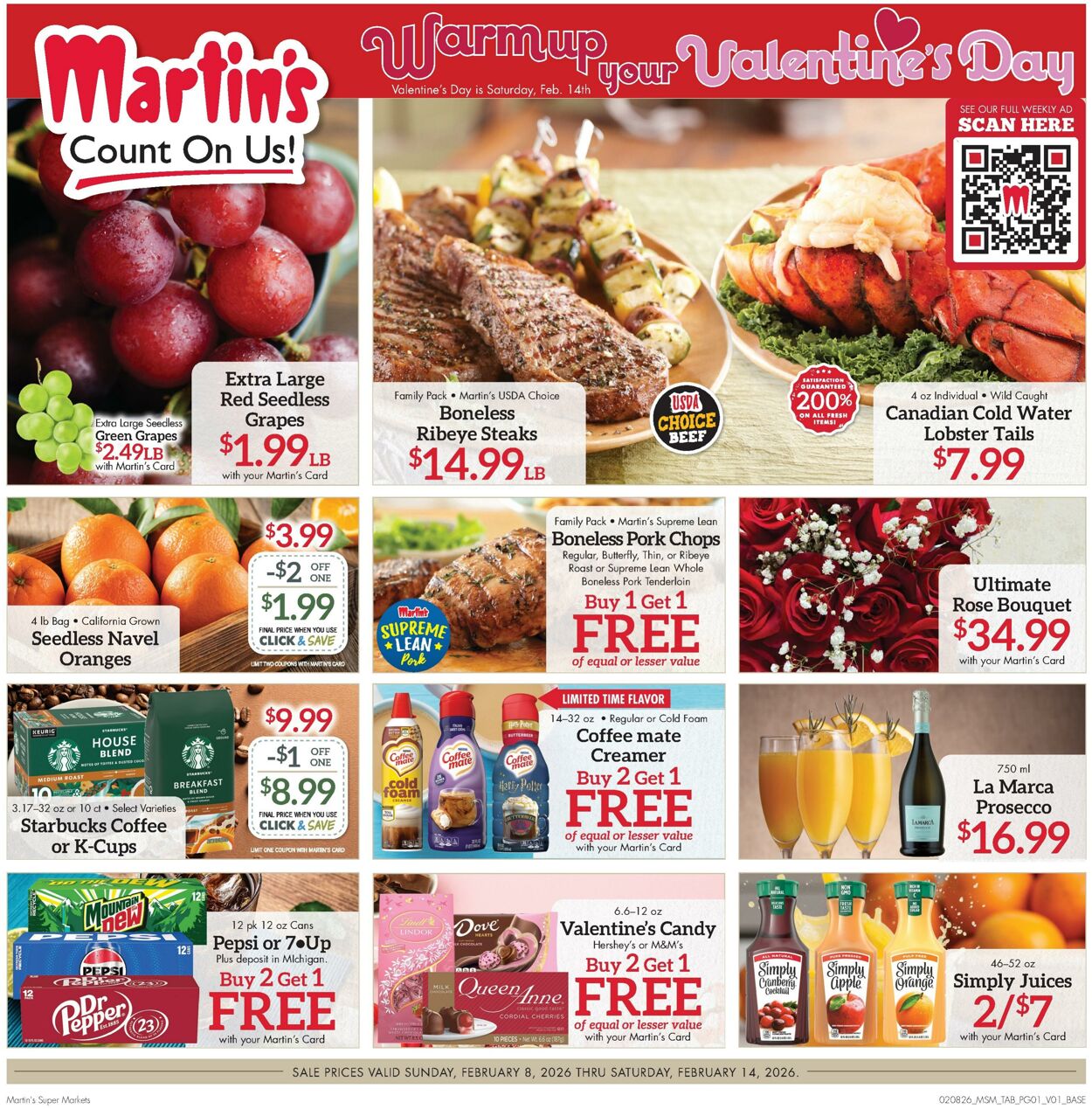 Weekly ad Martin's Supermarkets 02/08/2026 - 02/14/2026