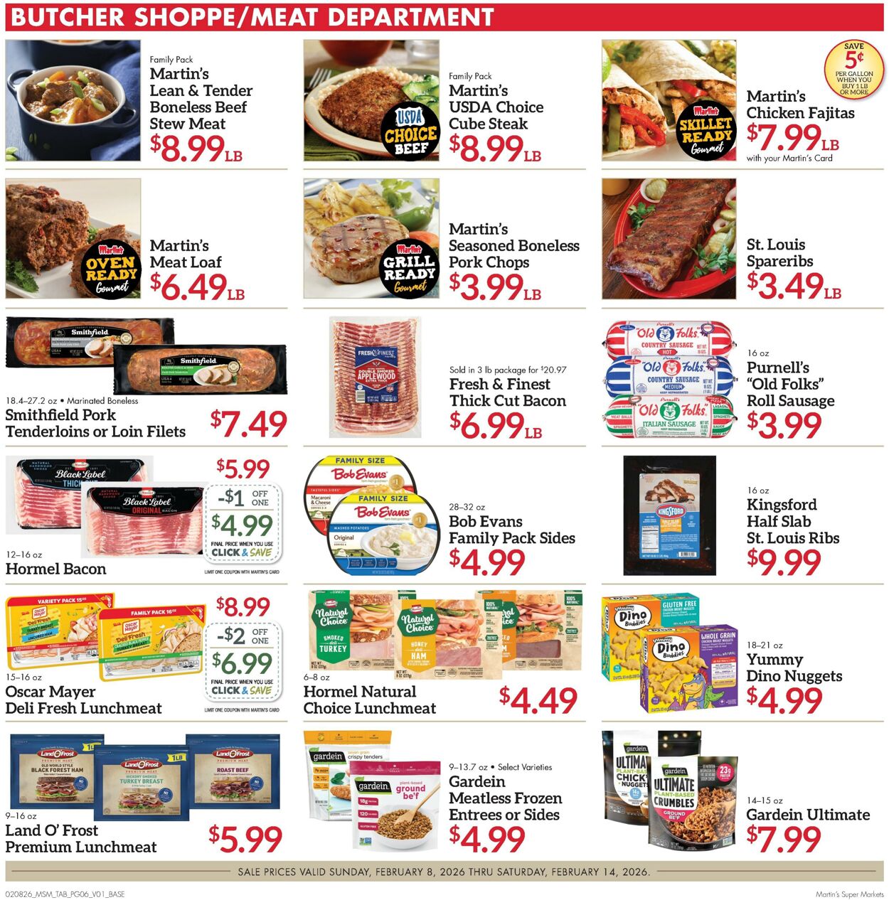 Weekly ad Martin's Supermarkets 02/08/2026 - 02/14/2026