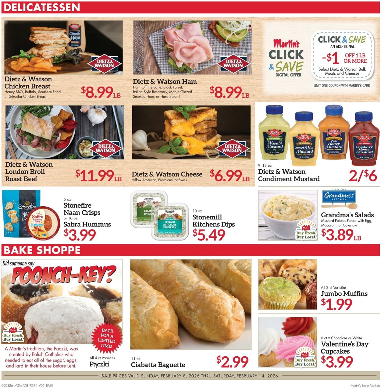 Weekly ad Martin's Supermarkets 02/08/2026 - 02/14/2026
