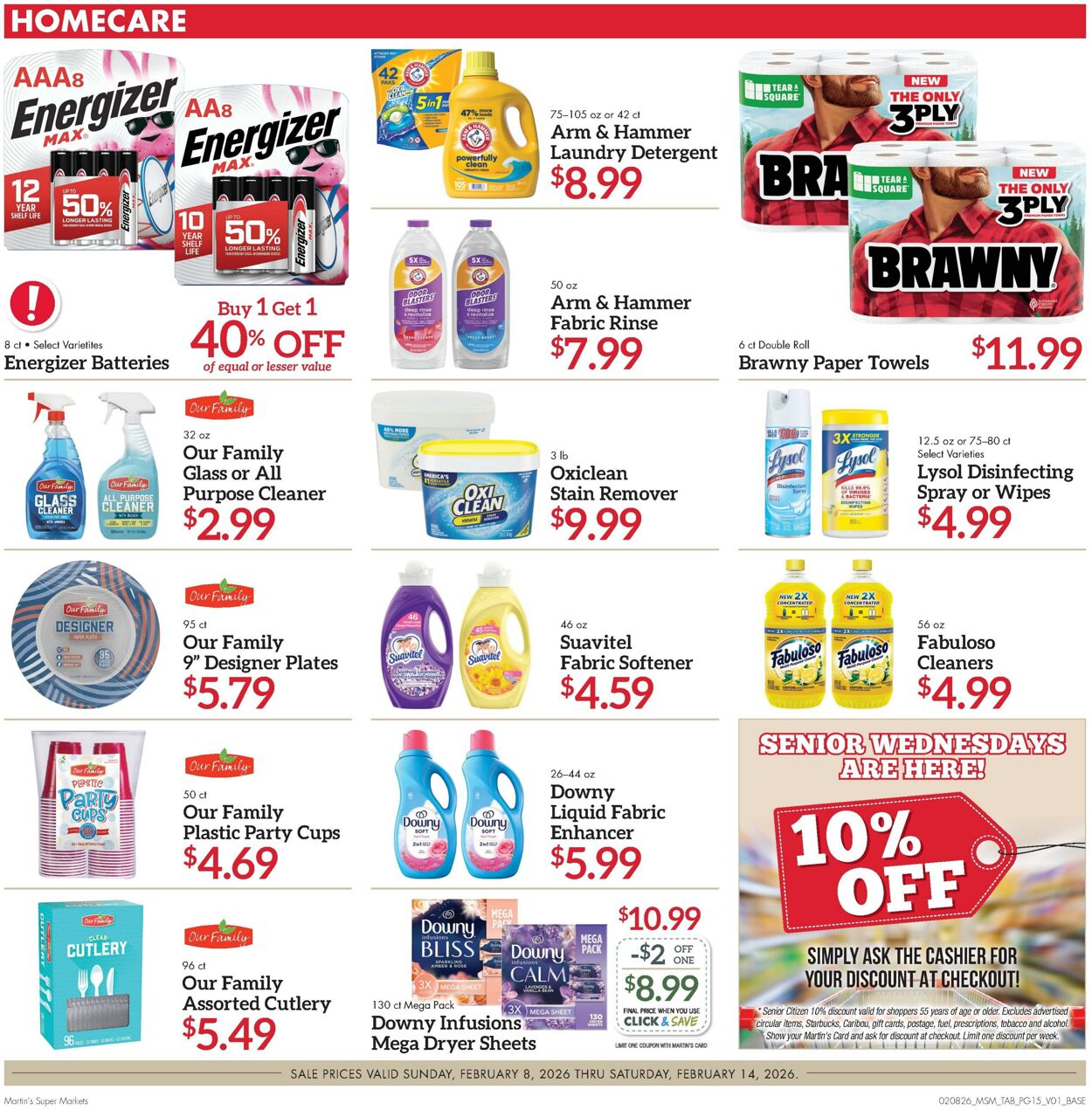 Weekly ad Martin's Supermarkets 02/08/2026 - 02/14/2026