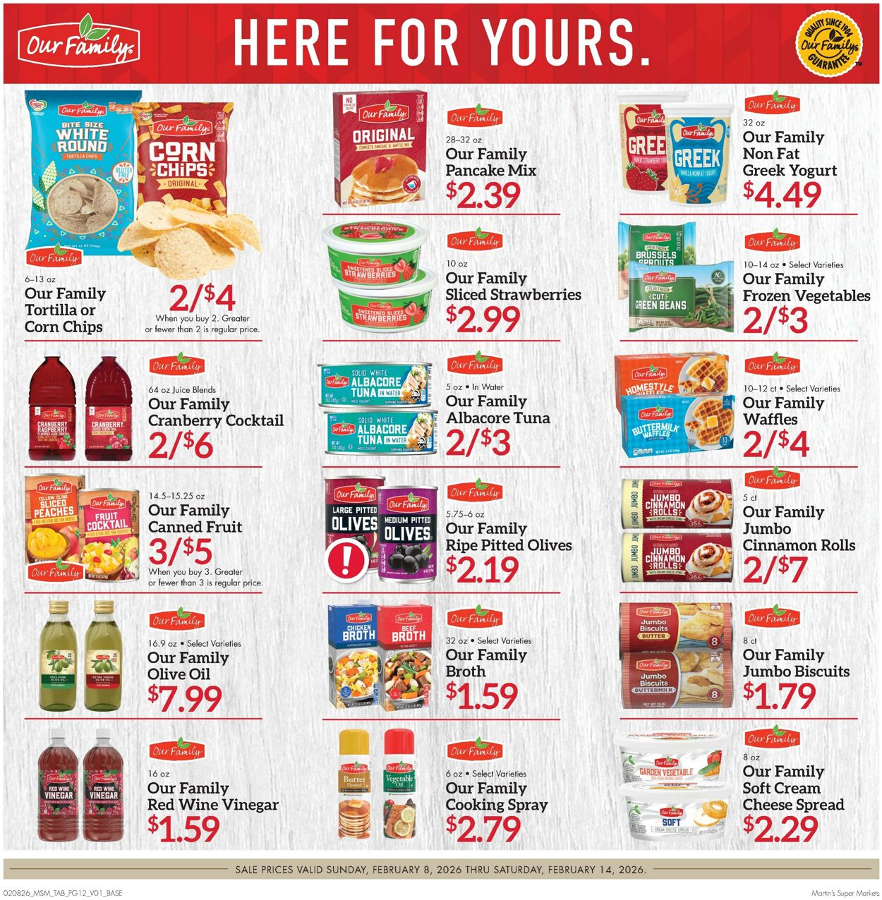 Weekly ad Martin's Supermarkets 02/08/2026 - 02/14/2026