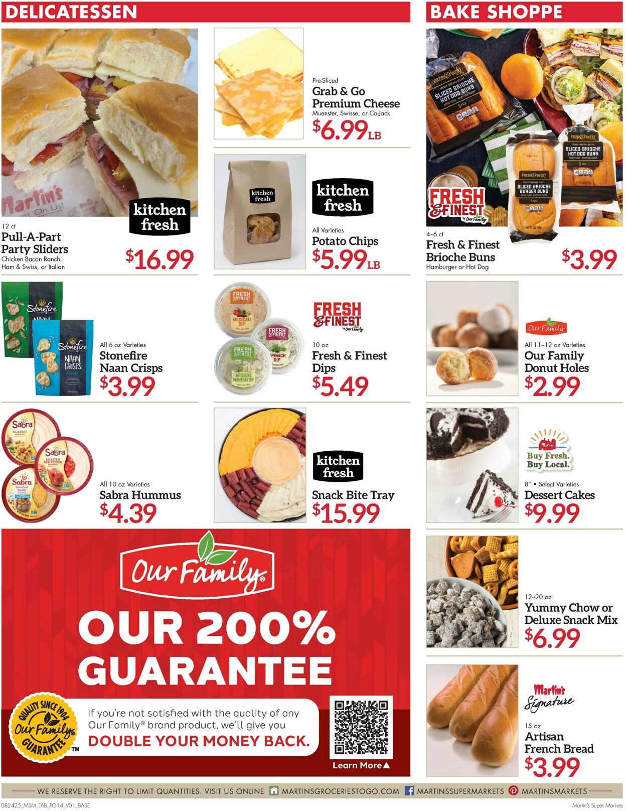 Weekly ad Martin's Supermarkets 08/24/2025 - 08/30/2025