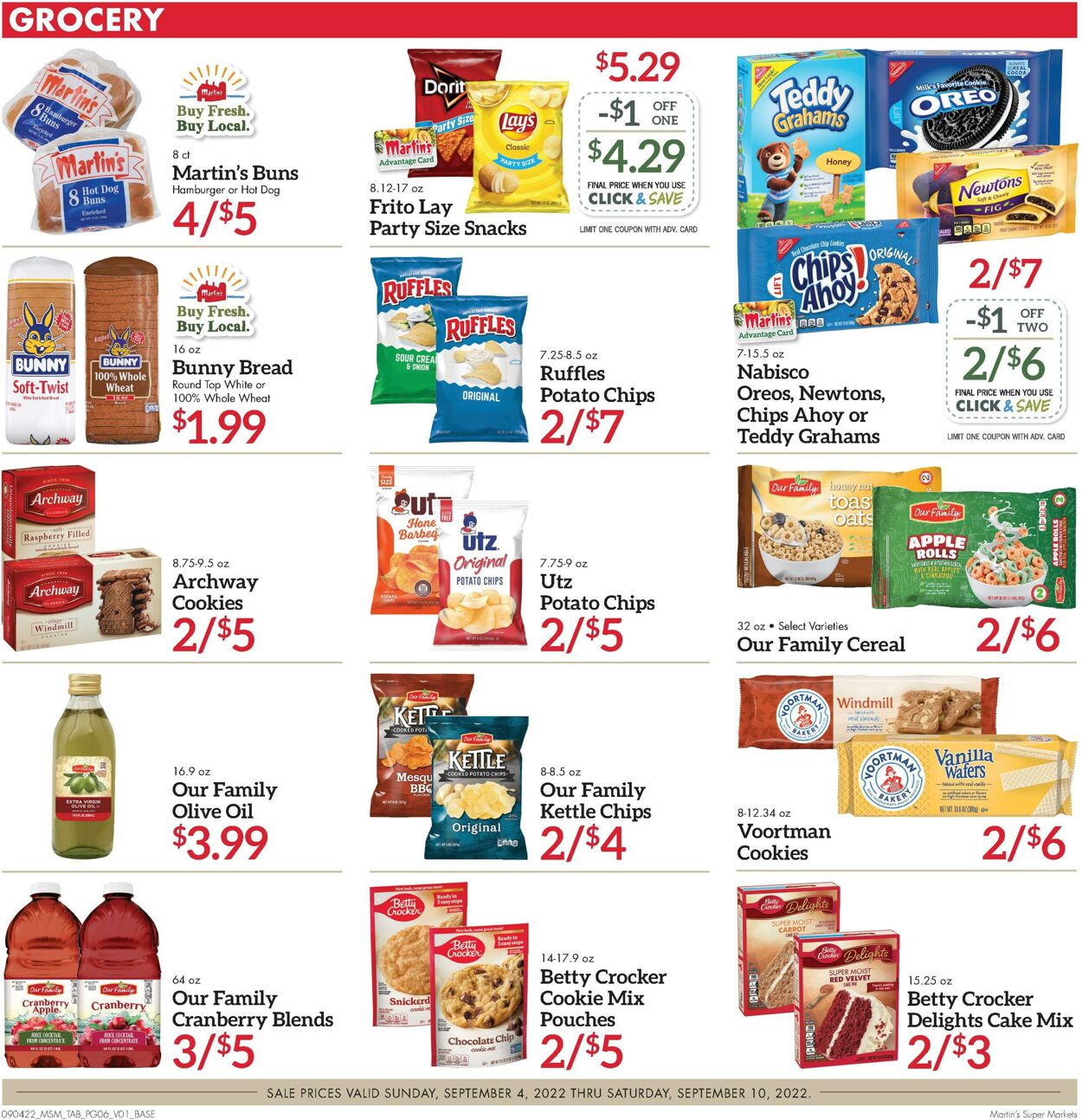 Weekly ad Martin's Supermarkets 09/04/2022 - 09/10/2022